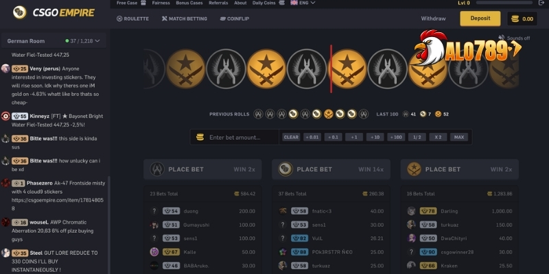 Kèo tài xỉu CS:GO ALO789